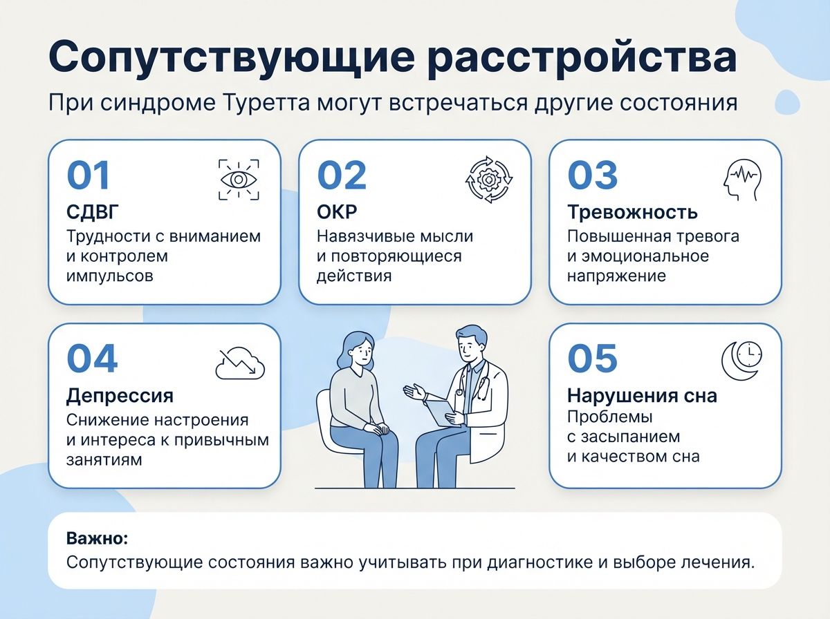 Лечение синдрома Туретта в Ярославле инфографика